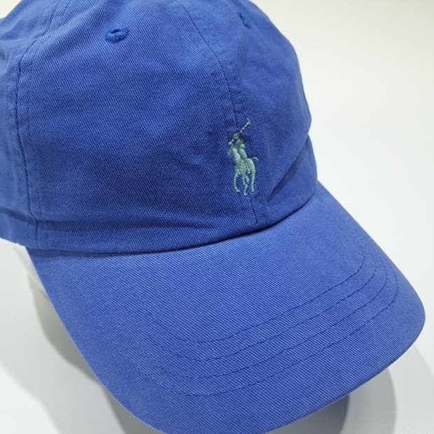 CL521 폴로 스카이블루 포니자수 로얄 블루 볼캡 모자