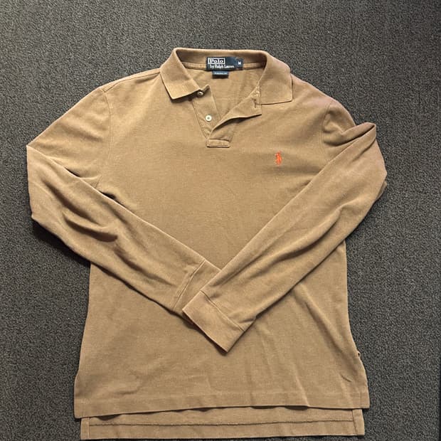 폴로 랄프로렌 브라운 pk 긴팔 카라티 팝니다