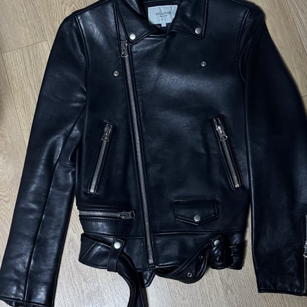 스컬프터 양가죽 레더 라이더 자켓 1