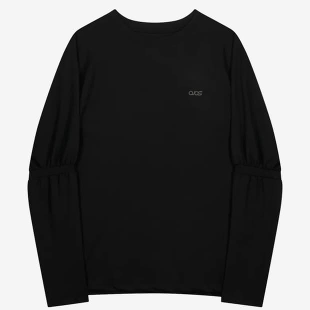 Ojos Mesh Band Puff Sleeve / Black