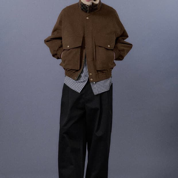 시스템옴므 투턱 버클 스트랩 캐주얼 핏 팬츠 82