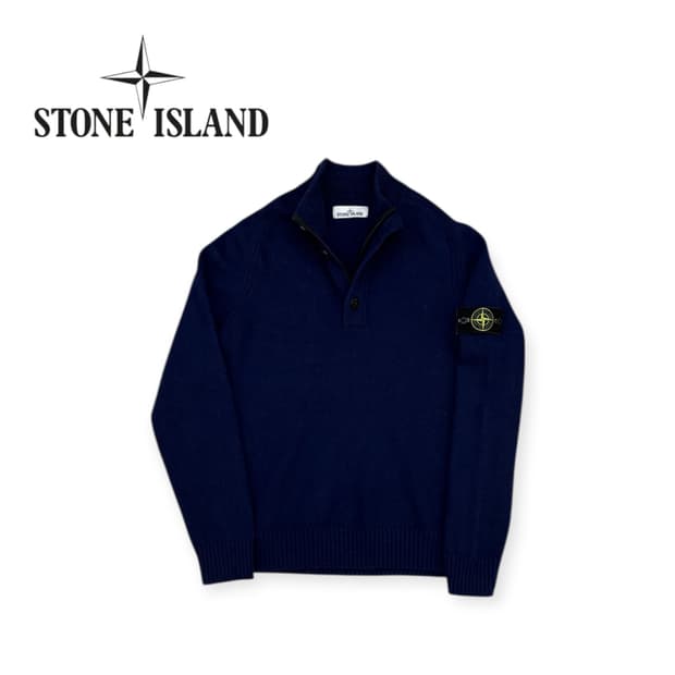 스톤아일랜드 하프집 니트