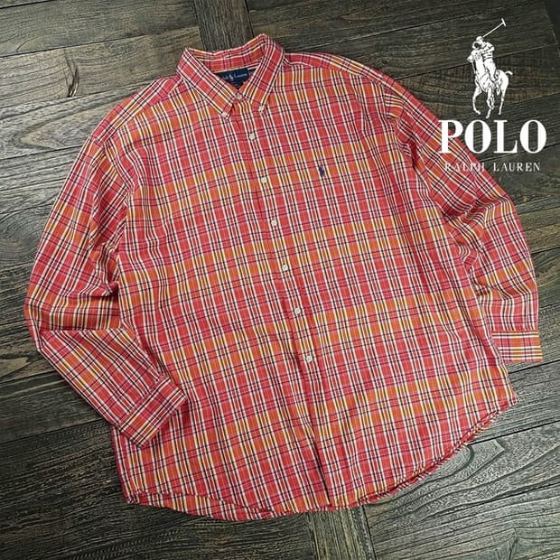 [폴로 랄프로렌] 포니 로고 자수 블레이크 빈티지 체크 셔츠 M19569