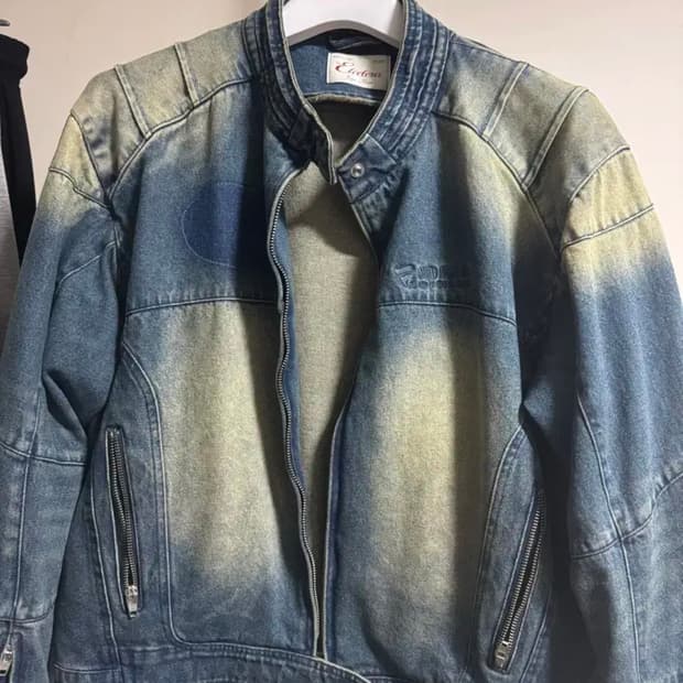 Etce 데님 레이서 자켓