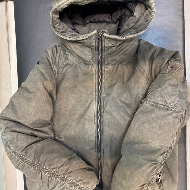 Series 시리즈 구스다운 봄버 자켓 패딩 95