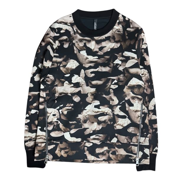 닐바렛 패턴 스웻셔츠