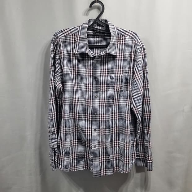 이동수골프 남성 체크 셔츠 100사이즈