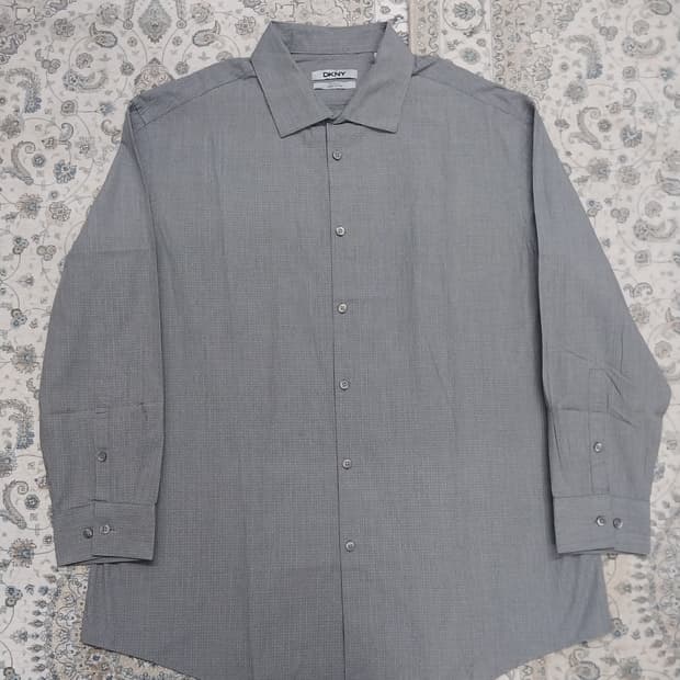 DKNY  슬림핏 셔츠 그레이 17-2/1 (105-110)