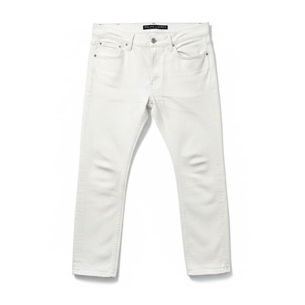 랄프로렌 화이트 데님 바지 32