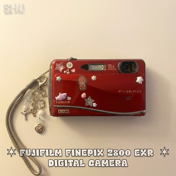 후지필름 파인픽스 Z800EXR 슬라이드 빈티지 디카 레드