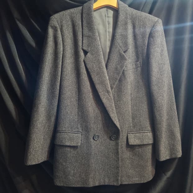 OXFORD QUINCY 옥스포드 퀸시 헤링본 울 자켓