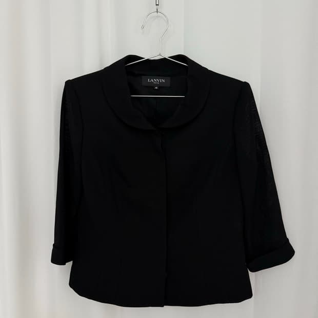 Black midi jaket