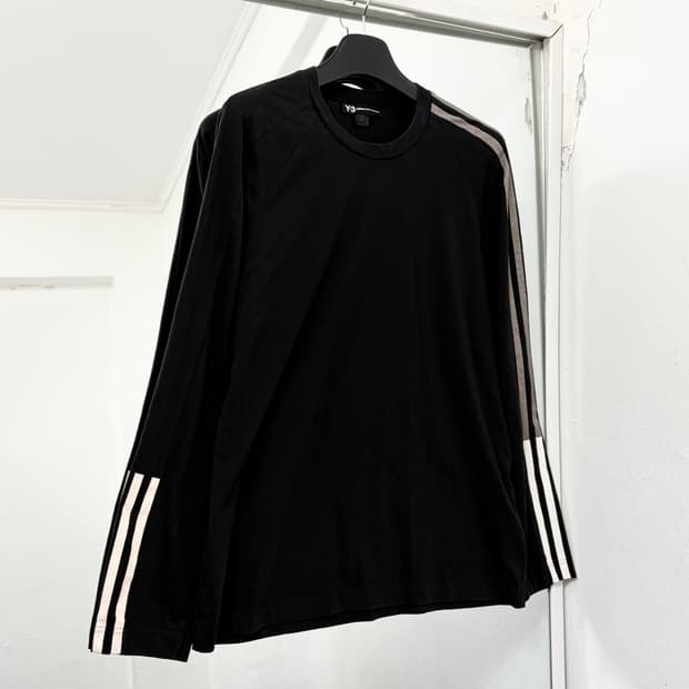 Y-3 요지 야마모토 언밸런스 롱슬리브