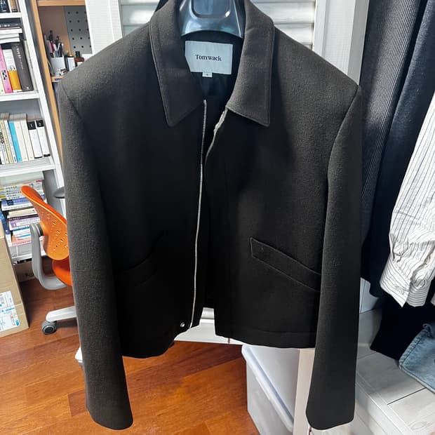 토니웩 버진울 크롭 블루종