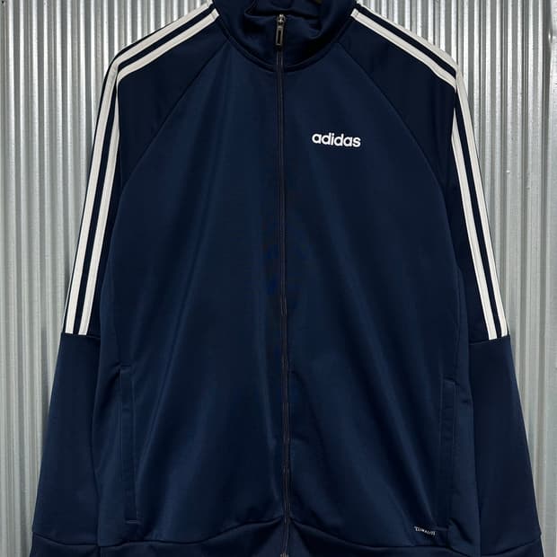 [2XL] 아디다스 삼선 트랙 재킷 네이비
