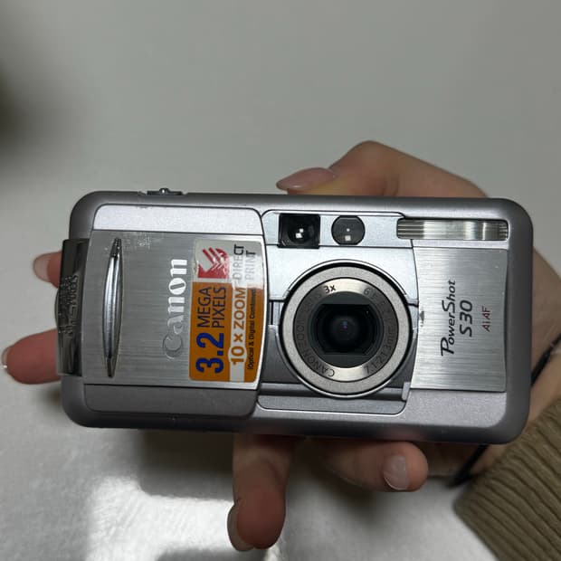 캐논 PowerShot 파워샷 s30 실버 디지털 카메라