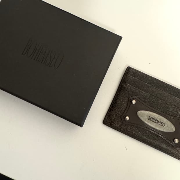 보헤미안서울 웨스턴 빈티지 카드지갑 브라운