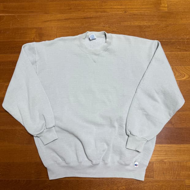 빈티지 러셀 스웻셔츠 라이트 베이지