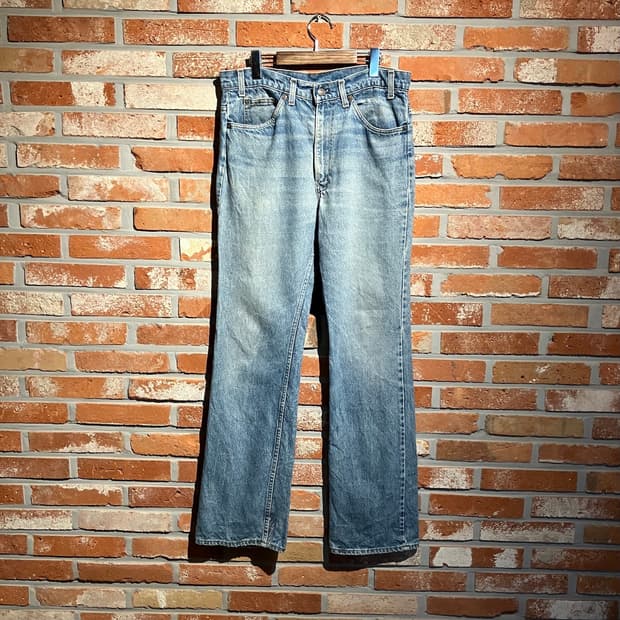 80s USA 빈티지 리바이스 517 오렌지탭 부츠컷 데님 팬츠