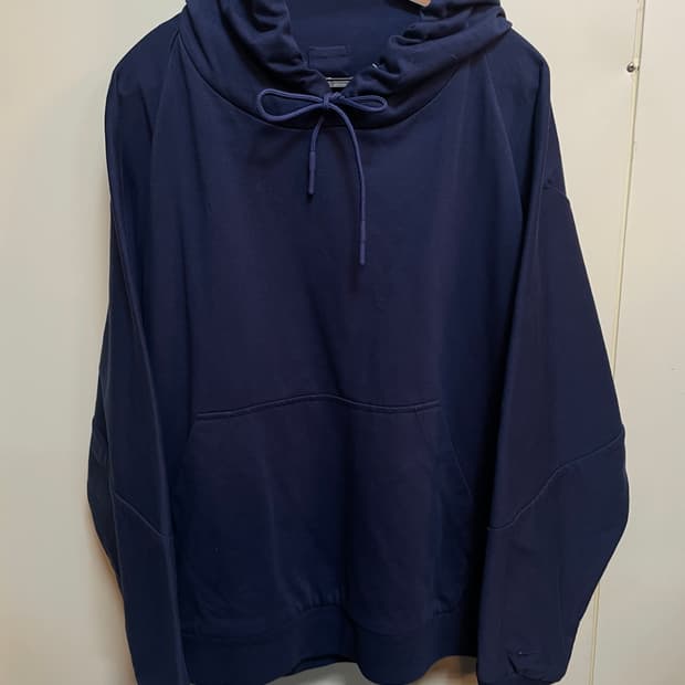 나이키 ESC 멘즈 니트 풀오버 후디 미드나이트 네이비