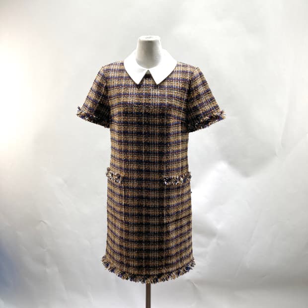 플라스틱아일랜드 트위드원피스 85 