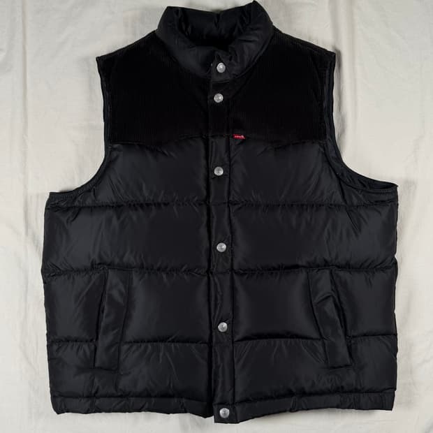 리바이스 구스다운 조끼 베스트 패딩