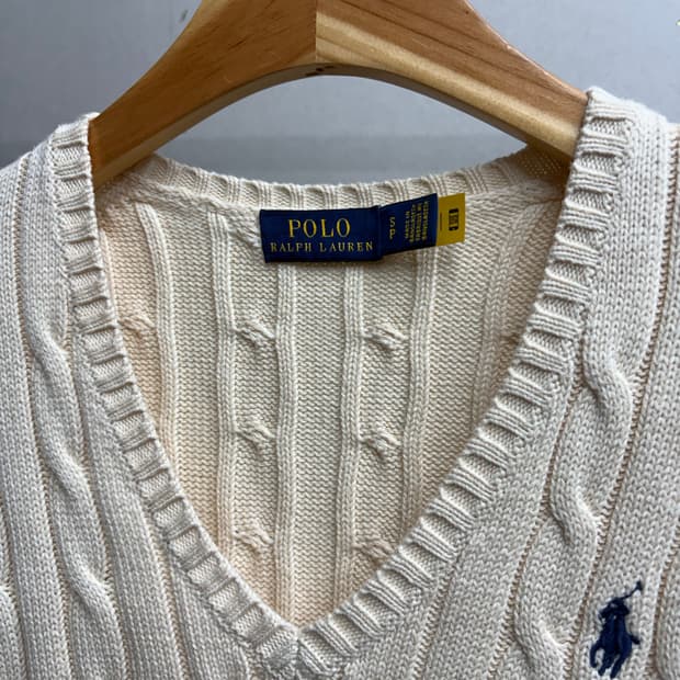 폴로 케이블 니트