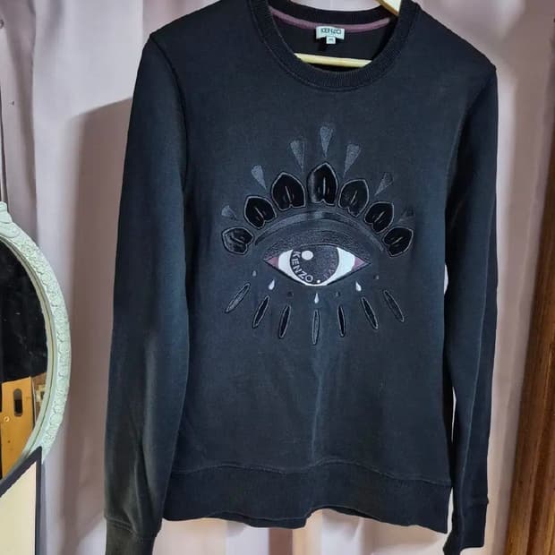 정품 겐조 F565SW0554XE 블랙아이 남여공용 맨투맨 m