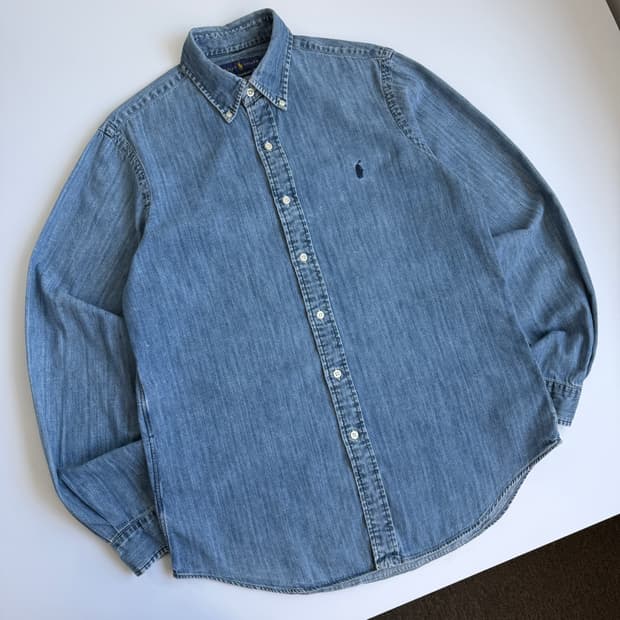 Polo  폴로 랄프로렌 샴브레이 데님 셔츠 
