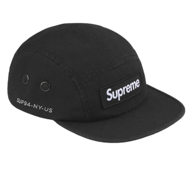 슈프림 25fw 밀리터리 캠프캡 블랙