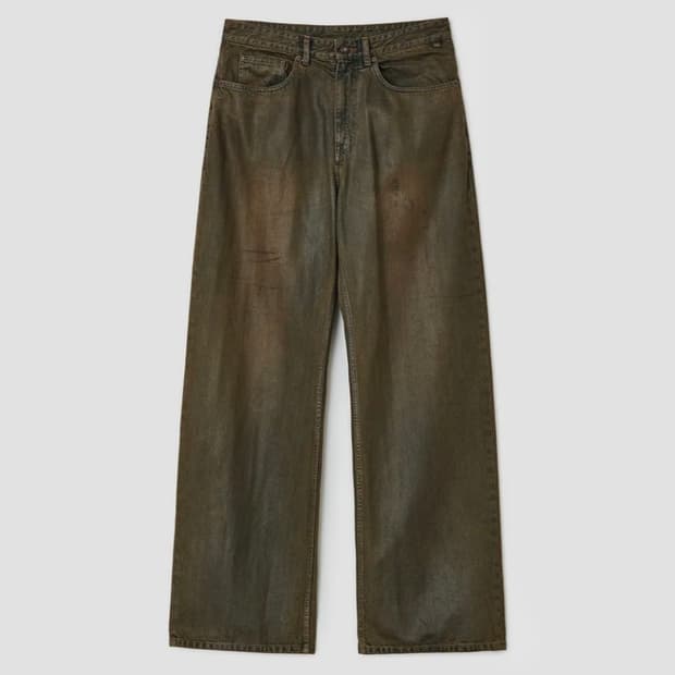 벨리에 트루 와이드 데님 팬츠 오일드 인디고