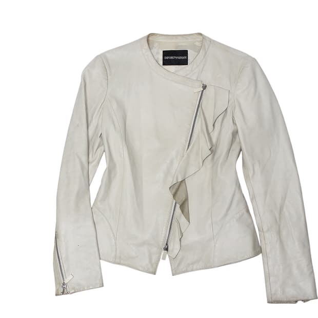 Emporio Armani 엠포리오아르마니 2WAY 램스킨 레더 자켓