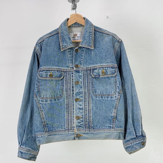 리 80s 라이더스 인디고 블루 데님 트러커 자켓