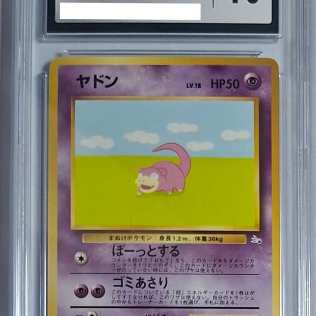 일판 1997 포실 야돈 cgc10 초판 포켓몬 카드 psa 화석 야돈