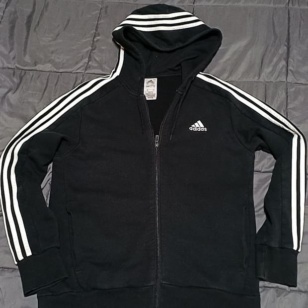 아디다스 후드집업 실측100 가슴54 기장69