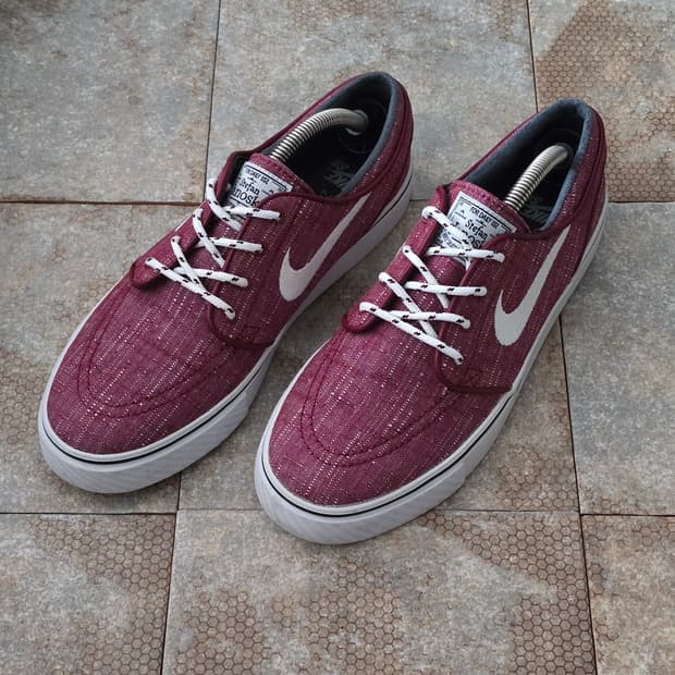 (255)나이키 sb 스테판 야노스키 캔버스 버건디 
