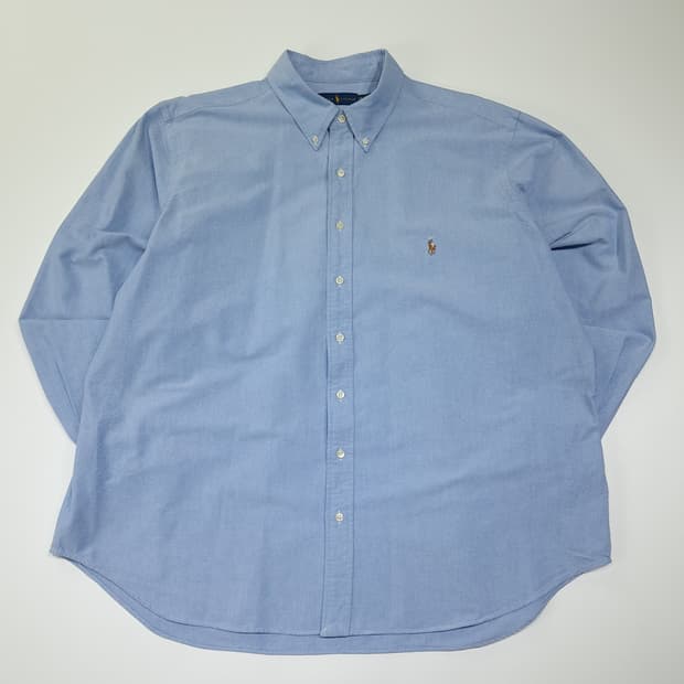 CL515 2XB 폴로 코튼 옥스포드 클래식 블루 셔츠 남방