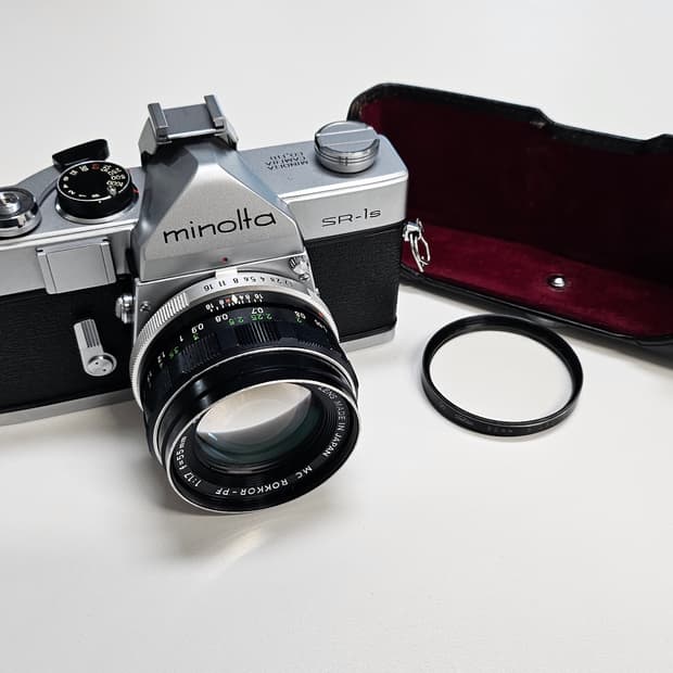 작례O 풀파츠 화보 명기 미놀타 SR-1S + 명품 로코르 1.7 렌즈 