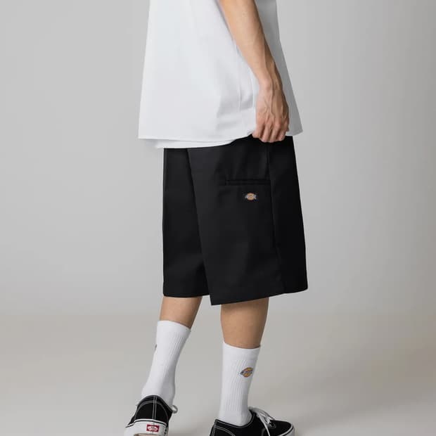 디키즈42283 루즈핏 워크쇼츠 블랙
