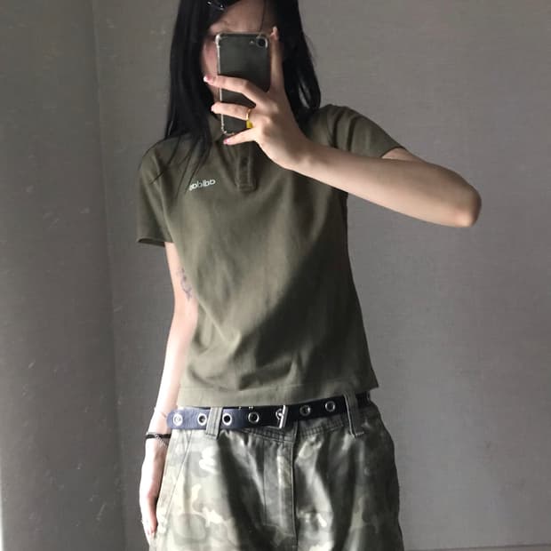 아디다스 카키 반팔pk