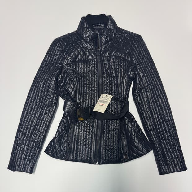 희귀!! <새상품> 여성 자라 Zara 벨티드 퀄팅 자켓