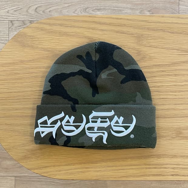 25SS 슈프림 x 뉴에라 black letter  beanie