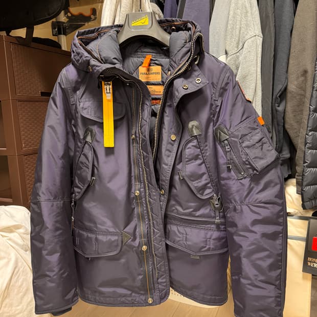 파라점퍼스 마스터피스 라이트핸드 패딩 네이비 S