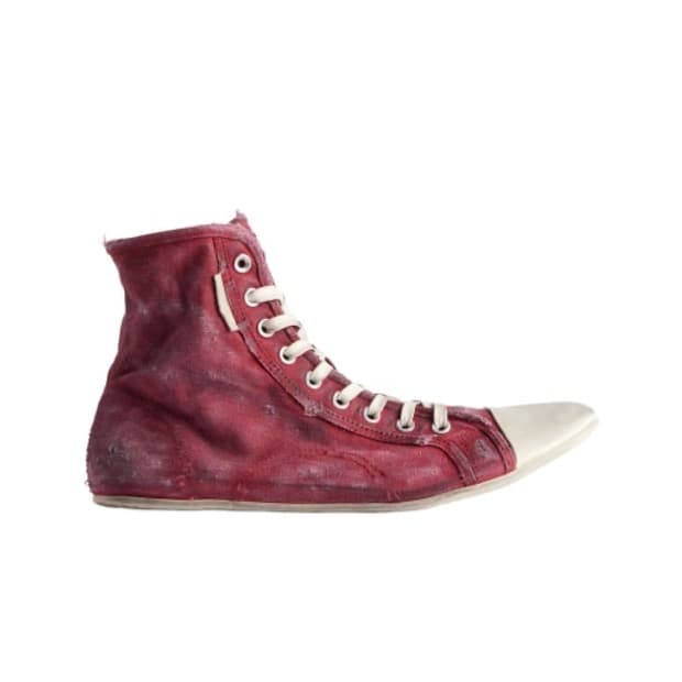 발렌시아가 파리 울트라 플랫 하이 탑 스니커드 레드 270