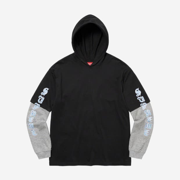 슈프림 레이어드 후드티 #레이어드티 #후드티 #supreme