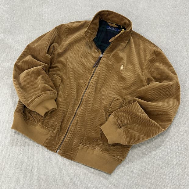 폴로 랄프로렌 바라쿠다 코듀로이 자켓 브라운 m