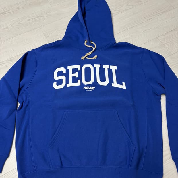 팔라스 x 챔피온 샵 후드 서울 블루 - 24FW L