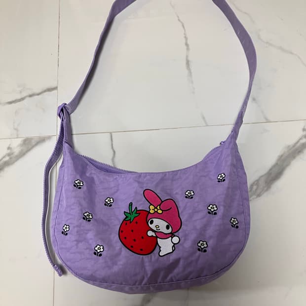 baggu 크레센트 바쿠백 미디움 나일론백 마이멜로디