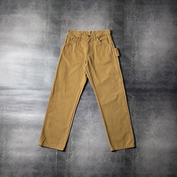 DICKIES 디키즈 빈티지 브라운 카펜터 워크 팬츠 A00818