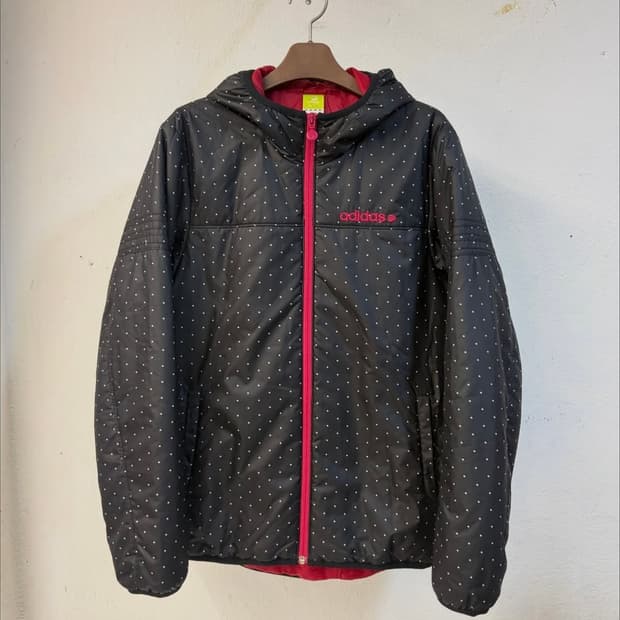 아디다스 도트 경량 패딩 자켓